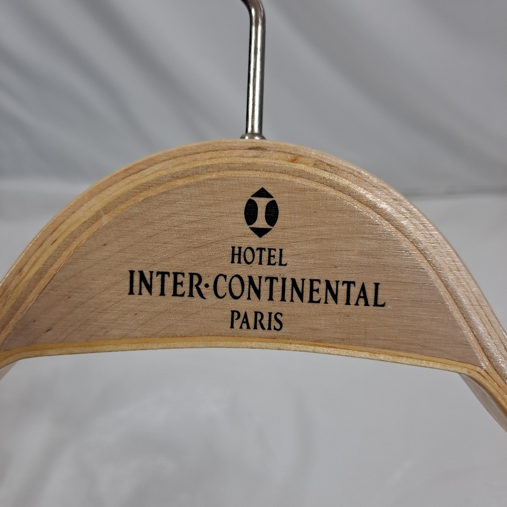 Intercontinental Hotel Paris Wooden Hanger - Picture 10 of 12